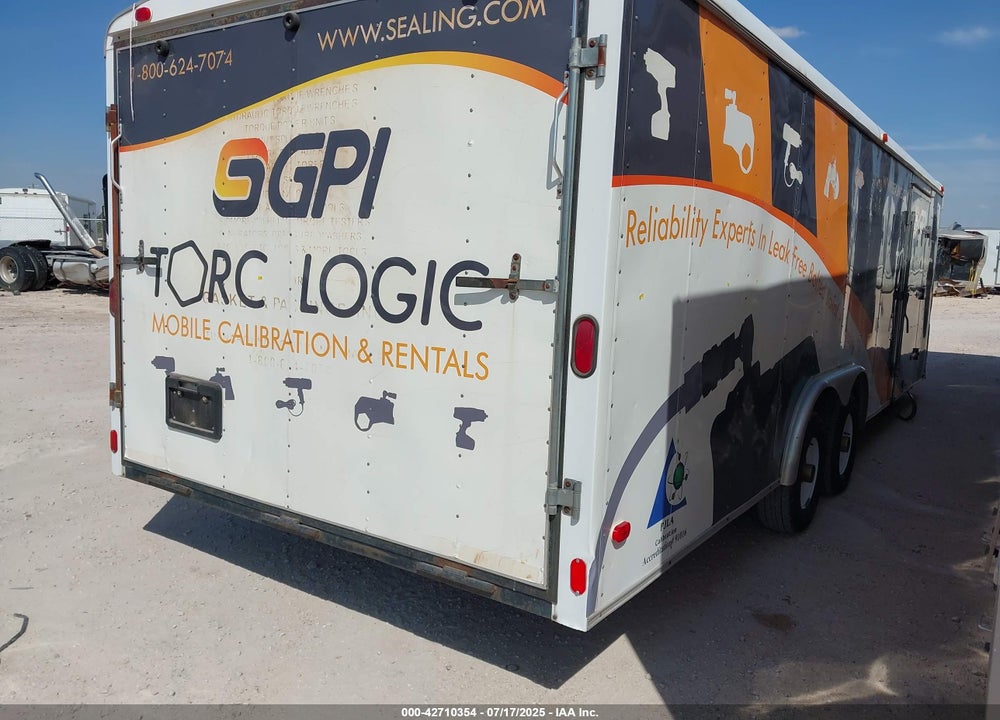 2000 HAUL MARK IND TRAILER VIN: 16HGB2426YU021009