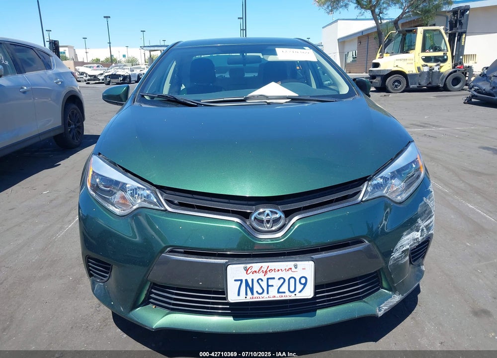 2016 TOYOTA COROLLA VIN: 5YFBURHE7GP392119