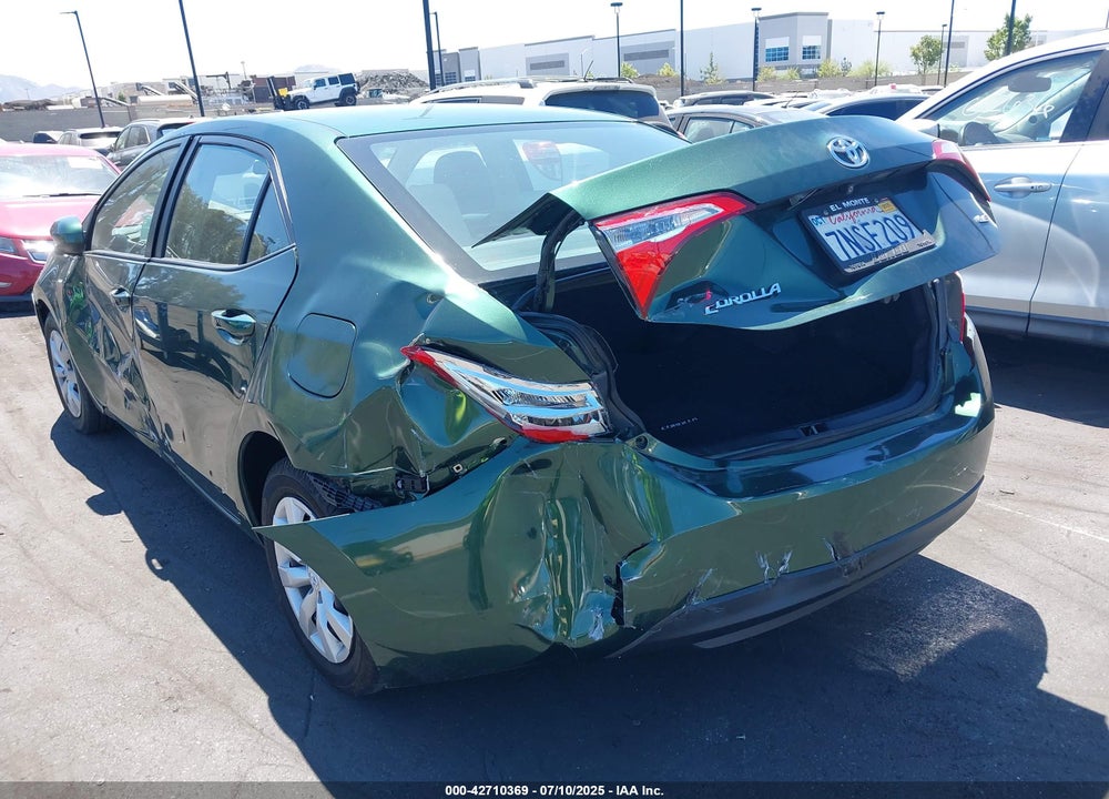 2016 TOYOTA COROLLA VIN: 5YFBURHE7GP392119