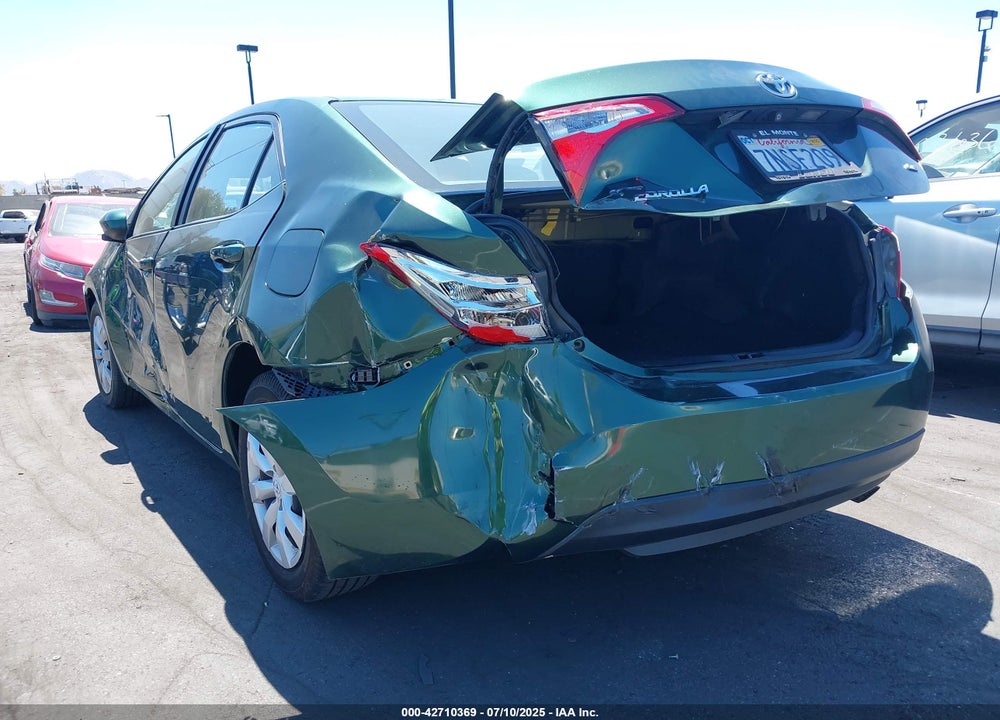 2016 TOYOTA COROLLA VIN: 5YFBURHE7GP392119