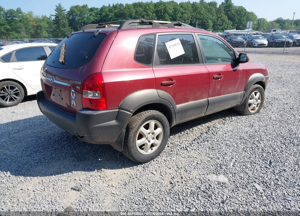 2005 HYUNDAI TUCSON GLS/LX VIN: KM8JN12D65U210030