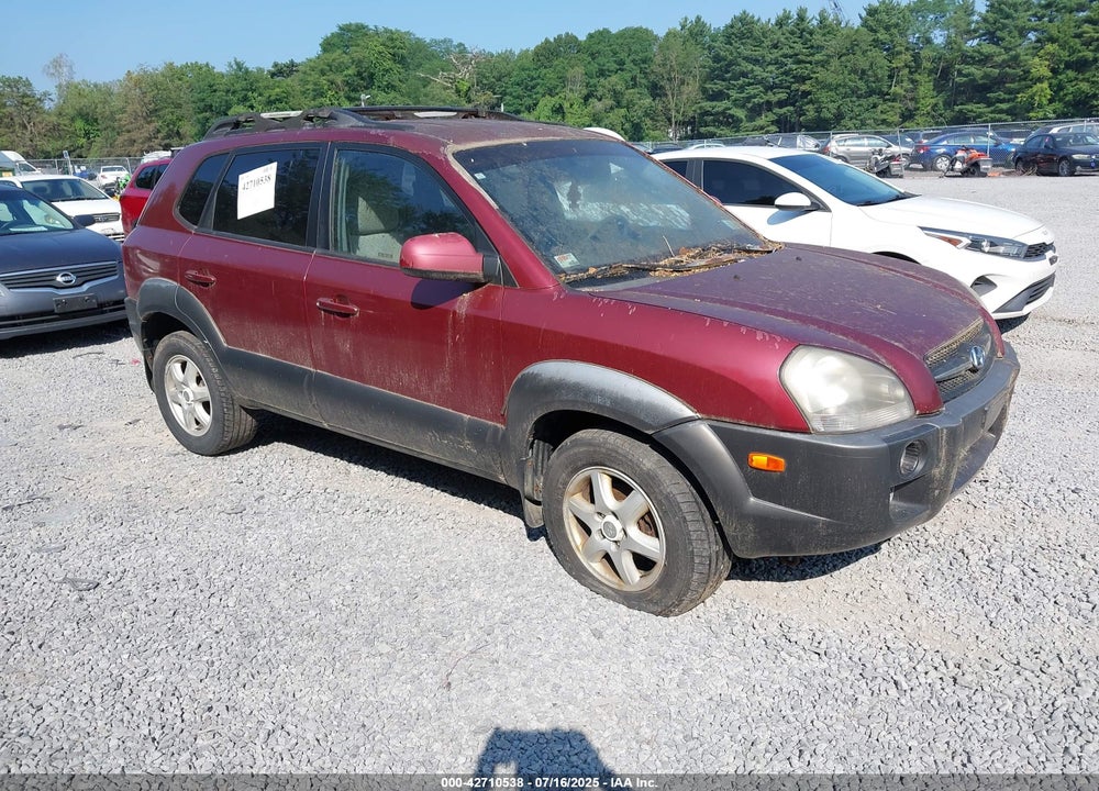 2005 HYUNDAI TUCSON GLS/LX VIN: KM8JN12D65U210030
