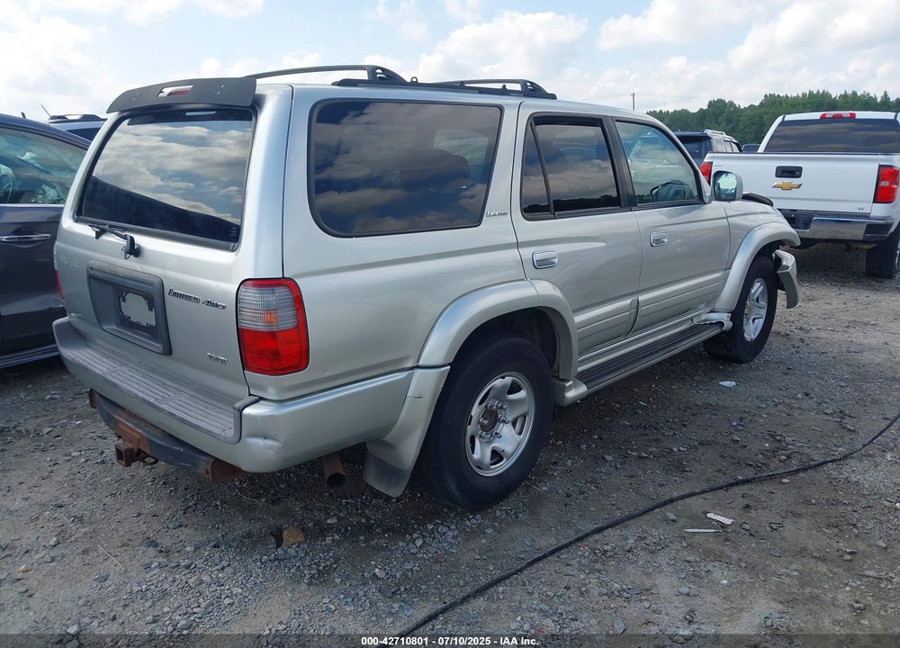 2000 TOYOTA 4RUNNER LIMITED V6 VIN: JT3HN87R6Y9040487