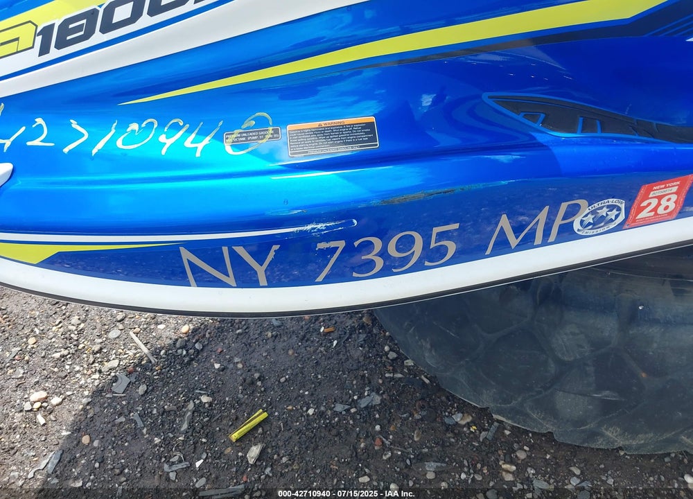 2019 YAMAHA GP1800 VIN: 000USYAMA1118E919