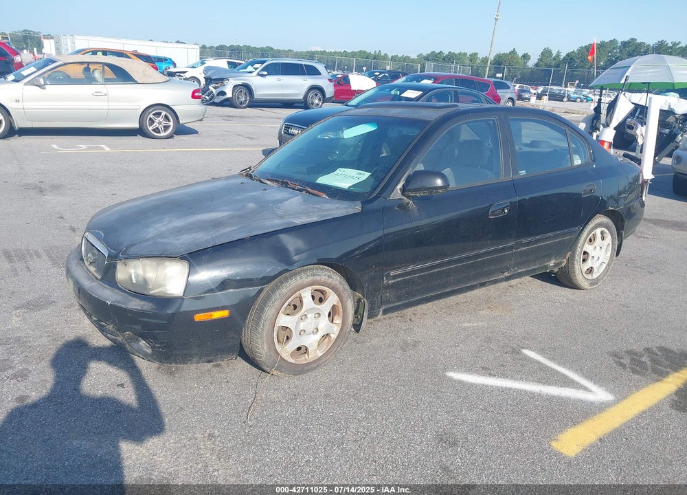 2002 HYUNDAI ELANTRA VIN: KMHDN45D12U445246