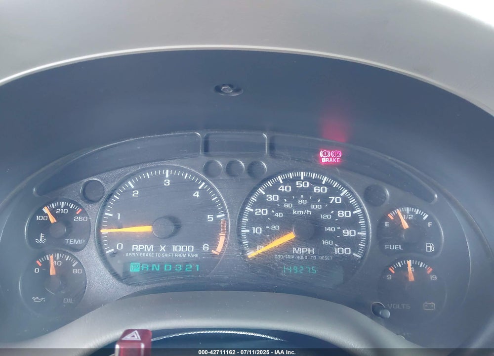 2001 CHEVROLET BLAZER LT VIN: 1GNDT13W31K152009