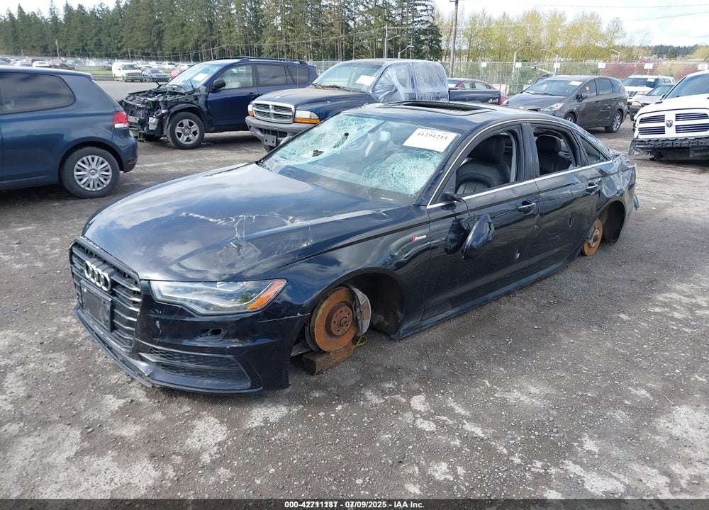 2012 AUDI A6 VIN: WAUBGAFC2CN006608