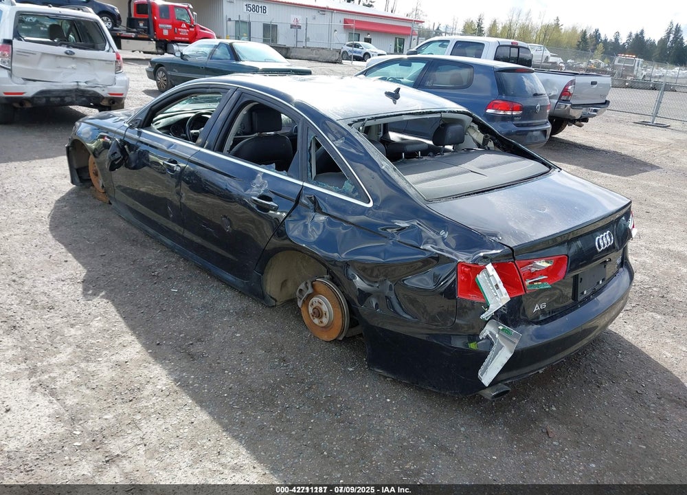 2012 AUDI A6 VIN: WAUBGAFC2CN006608