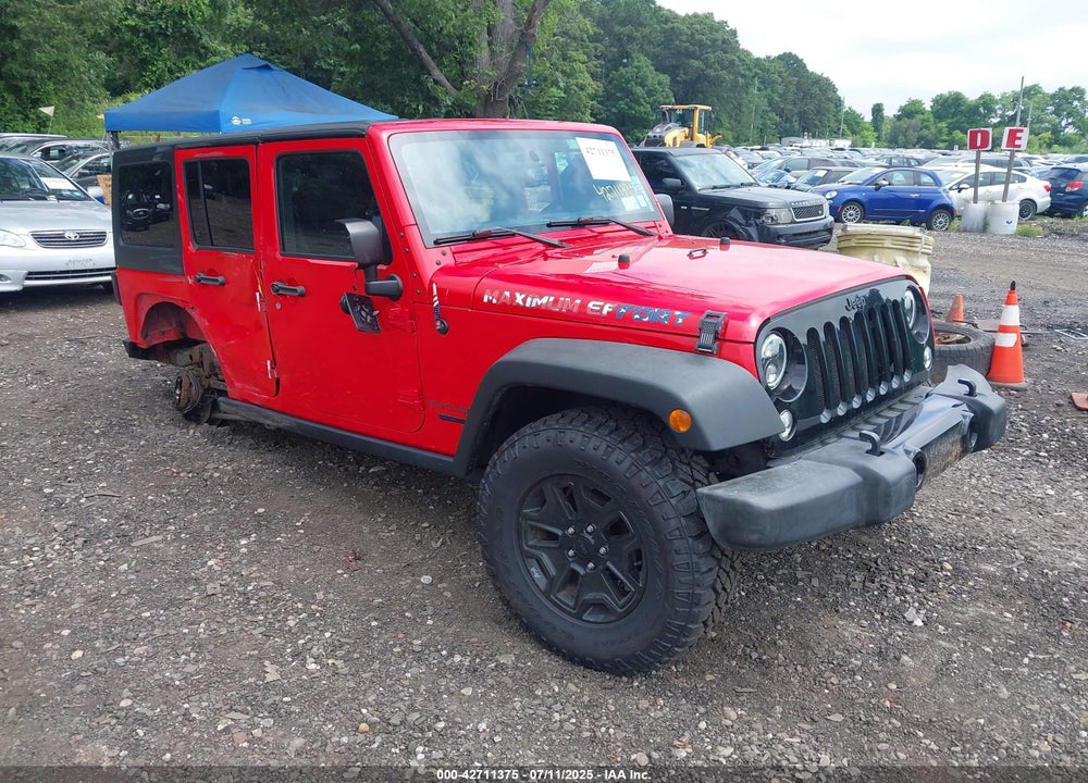 2018 JEEP WRANGLER JK UNLIMITED VIN: 1C4BJWDG4JL842730