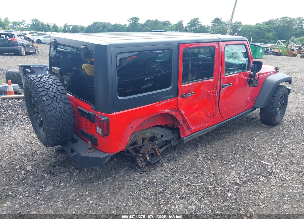 2018 JEEP WRANGLER JK UNLIMITED VIN: 1C4BJWDG4JL842730
