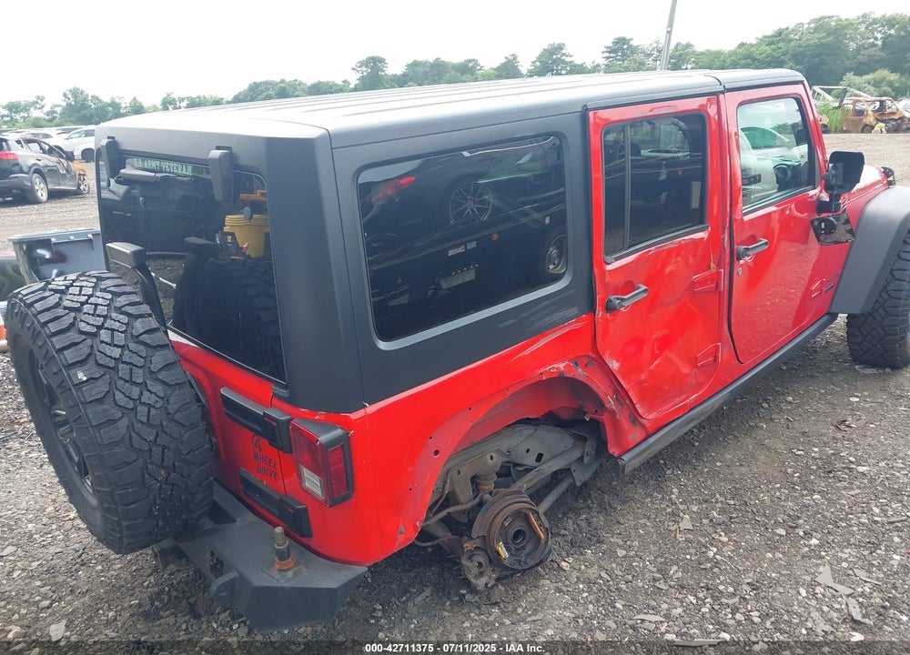 2018 JEEP WRANGLER JK UNLIMITED VIN: 1C4BJWDG4JL842730