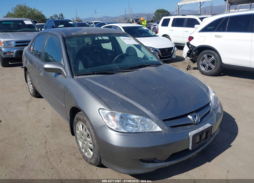 2005 HONDA CIVIC LX VIN: 2HGES16515H560574