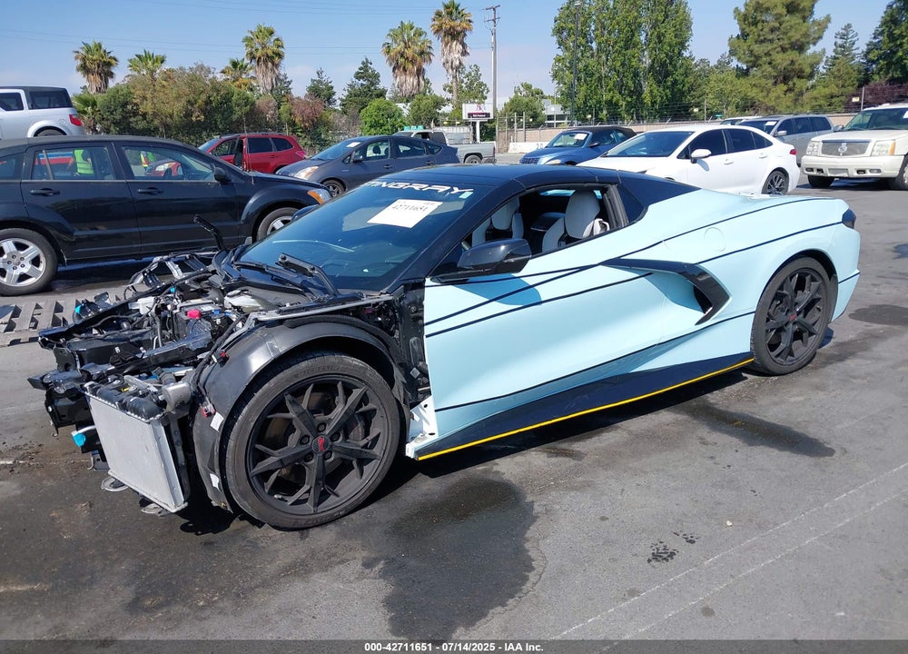 2022 CHEVROLET CORVETTE STINGRAY RWD 2LT VIN: 1G1YB3D48N5122166