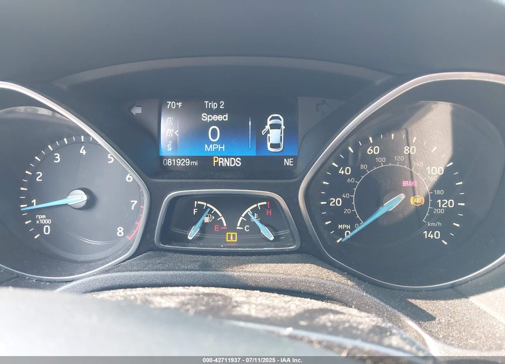 2016 FORD FOCUS VIN: 1FADP3K24GL224576
