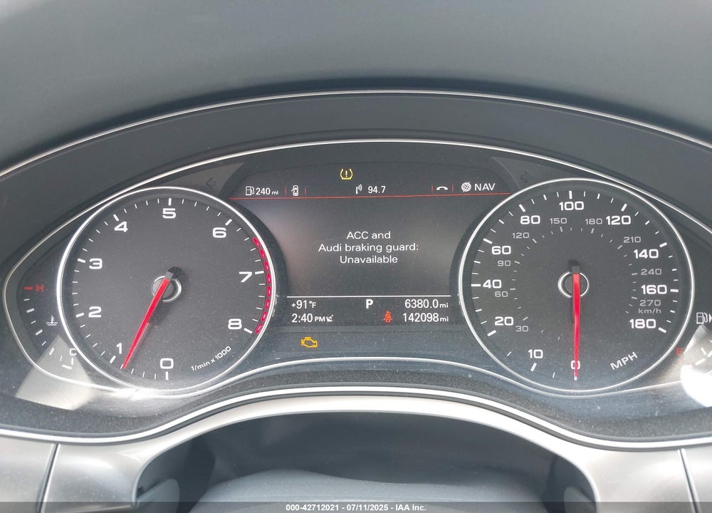 2013 AUDI A6 VIN: WAUHGAFC7DN139960