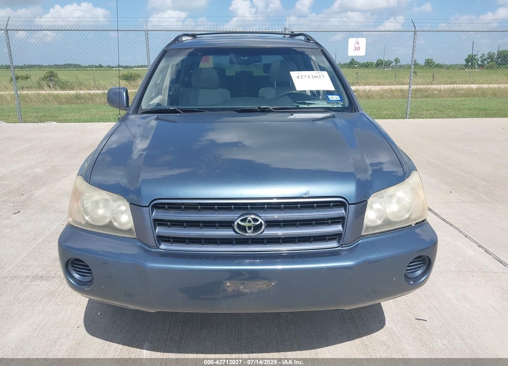 2001 TOYOTA HIGHLANDER V6 VIN: JTEGF21A610007080