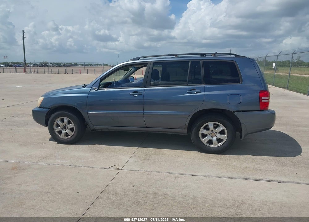 2001 TOYOTA HIGHLANDER V6 VIN: JTEGF21A610007080