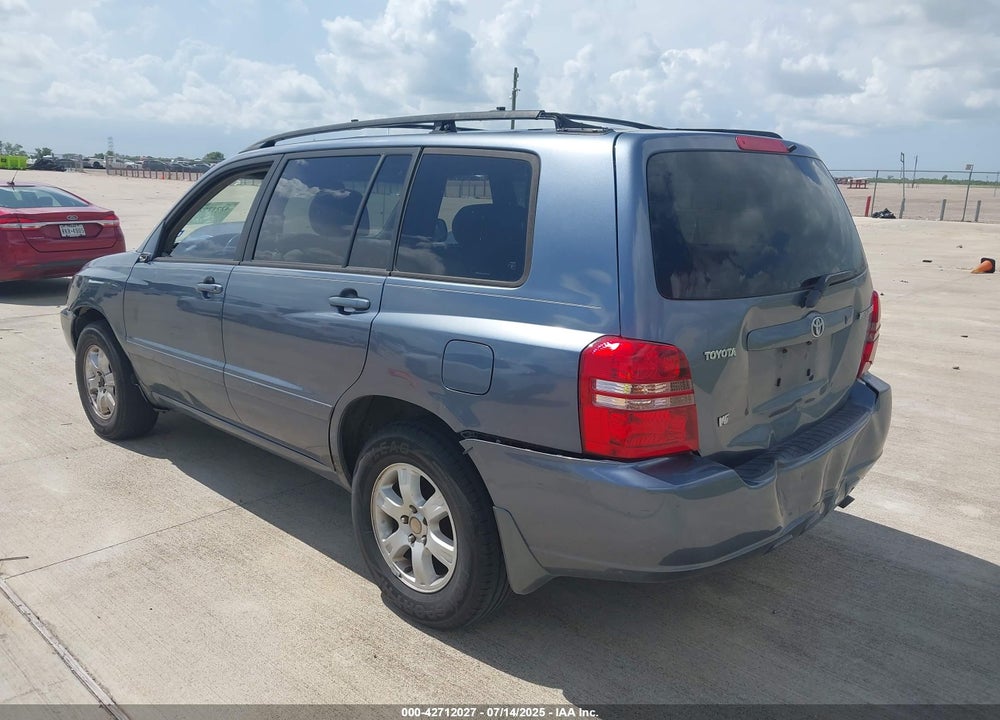 2001 TOYOTA HIGHLANDER V6 VIN: JTEGF21A610007080