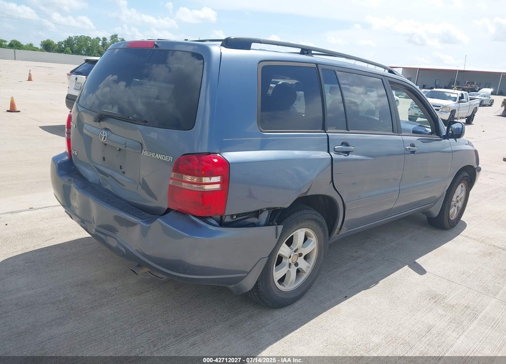 2001 TOYOTA HIGHLANDER V6 VIN: JTEGF21A610007080