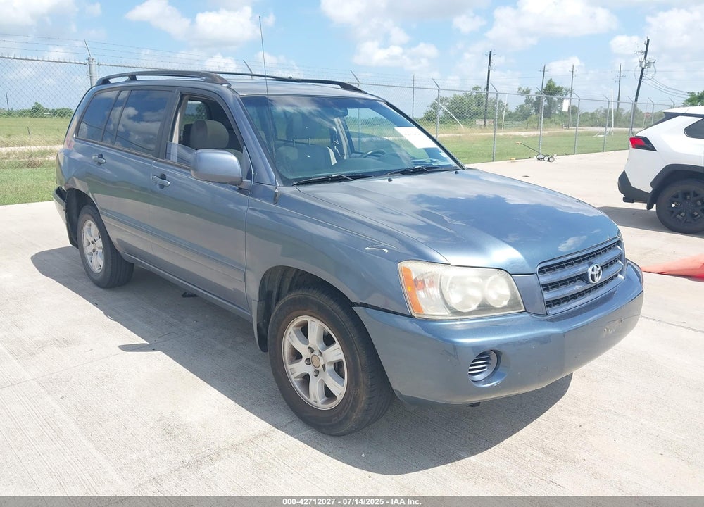 2001 TOYOTA HIGHLANDER V6 VIN: JTEGF21A610007080