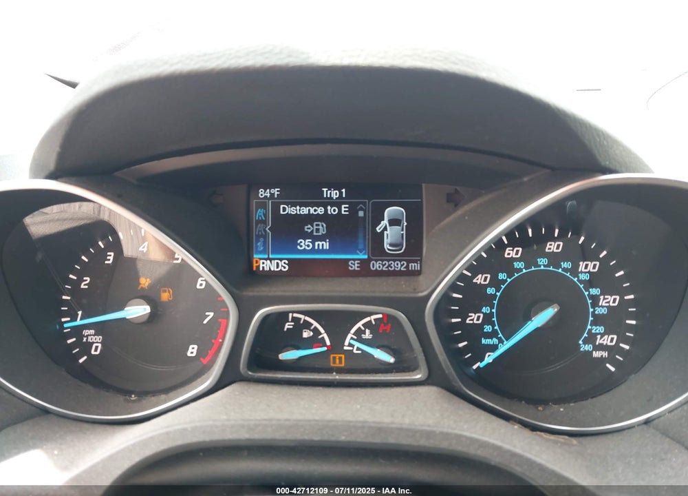 2016 FORD ESCAPE SE VIN: 1FMCU9GX4GUC72347