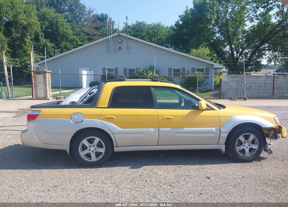 2003 SUBARU BAJA VIN: 4S4BT61C937105672