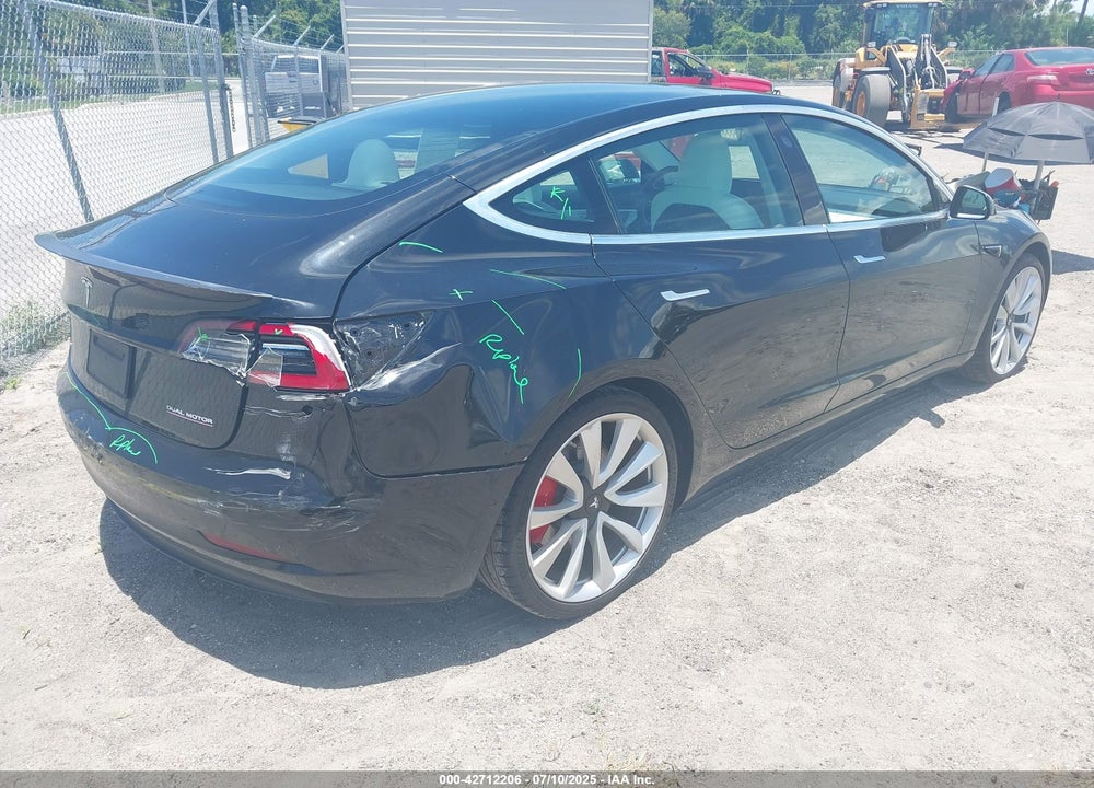 2019 TESLA MODEL 3 LONG RANGE/PERFORMANCE VIN: 5YJ3E1EB8KF393295