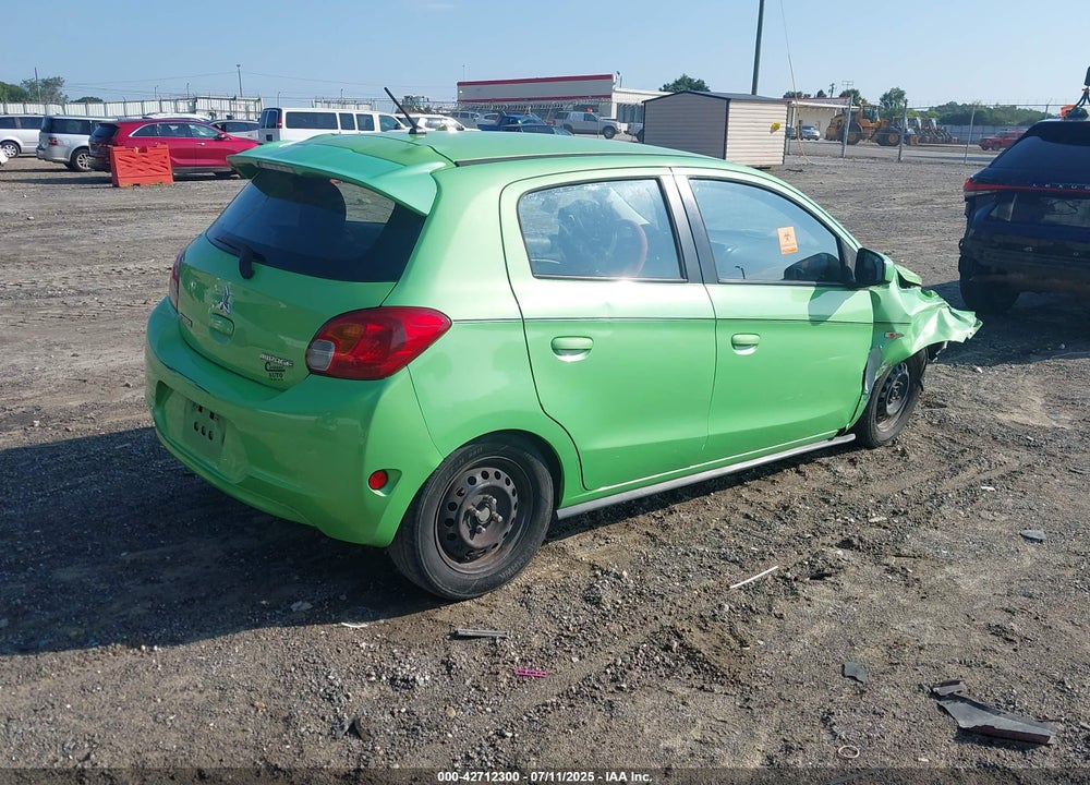 2015 MITSUBISHI MIRAGE VIN: ML32A3HJ8FH003617