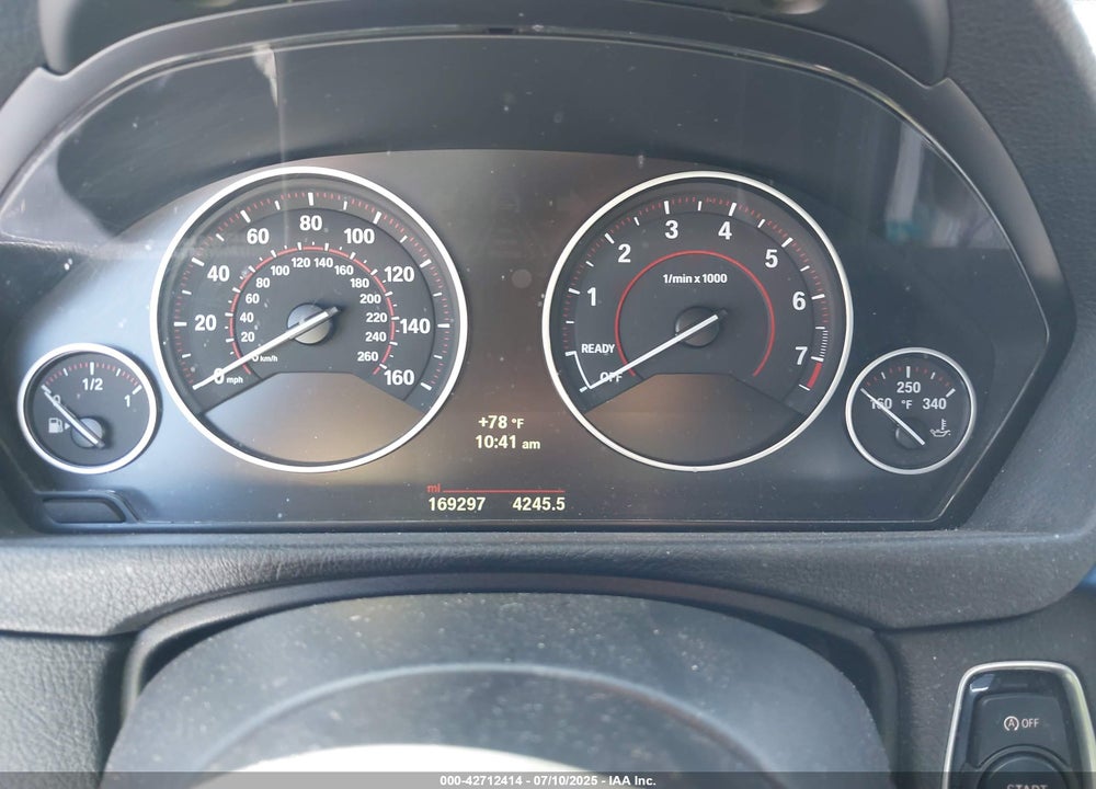 2014 BMW 3 SERIES VIN: WBA3C1C54EK112620