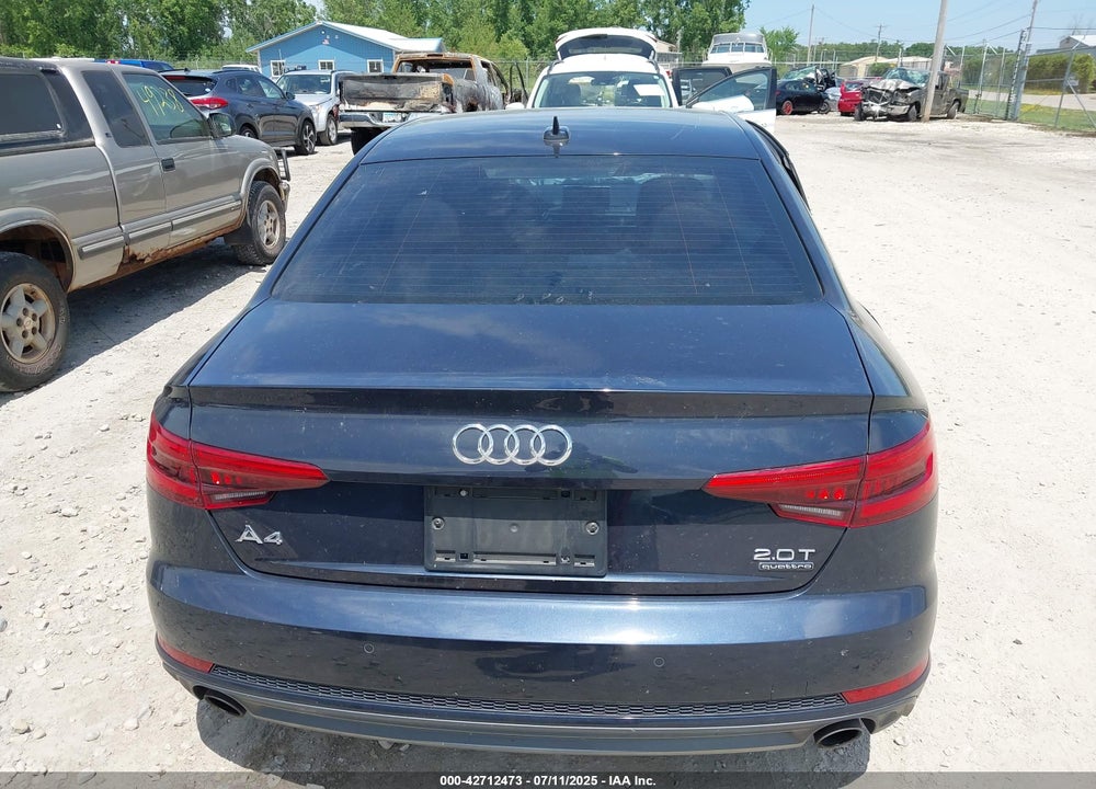 2017 AUDI A4 VIN: WAUFNBF41HA048644