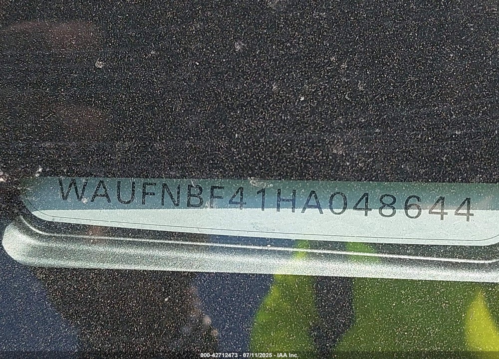 2017 AUDI A4 VIN: WAUFNBF41HA048644