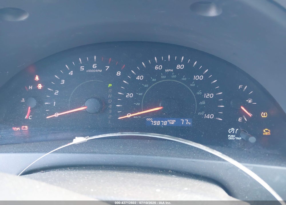2007 TOYOTA CAMRY VIN: 4T1BE46K47U702346