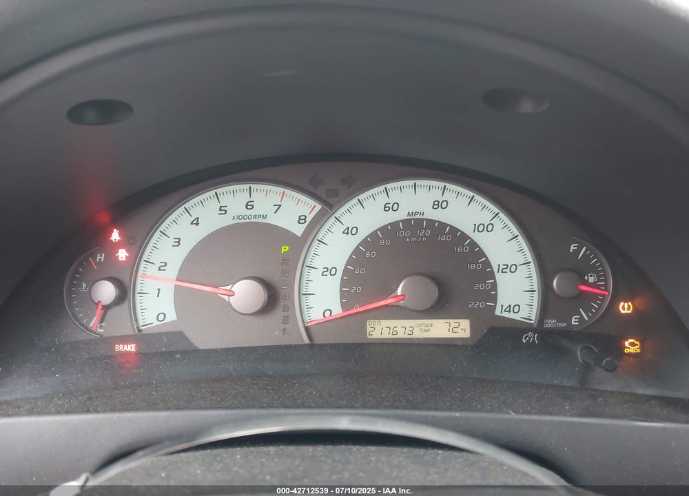 2007 TOYOTA CAMRY SE VIN: 4T1BE46K47U597100