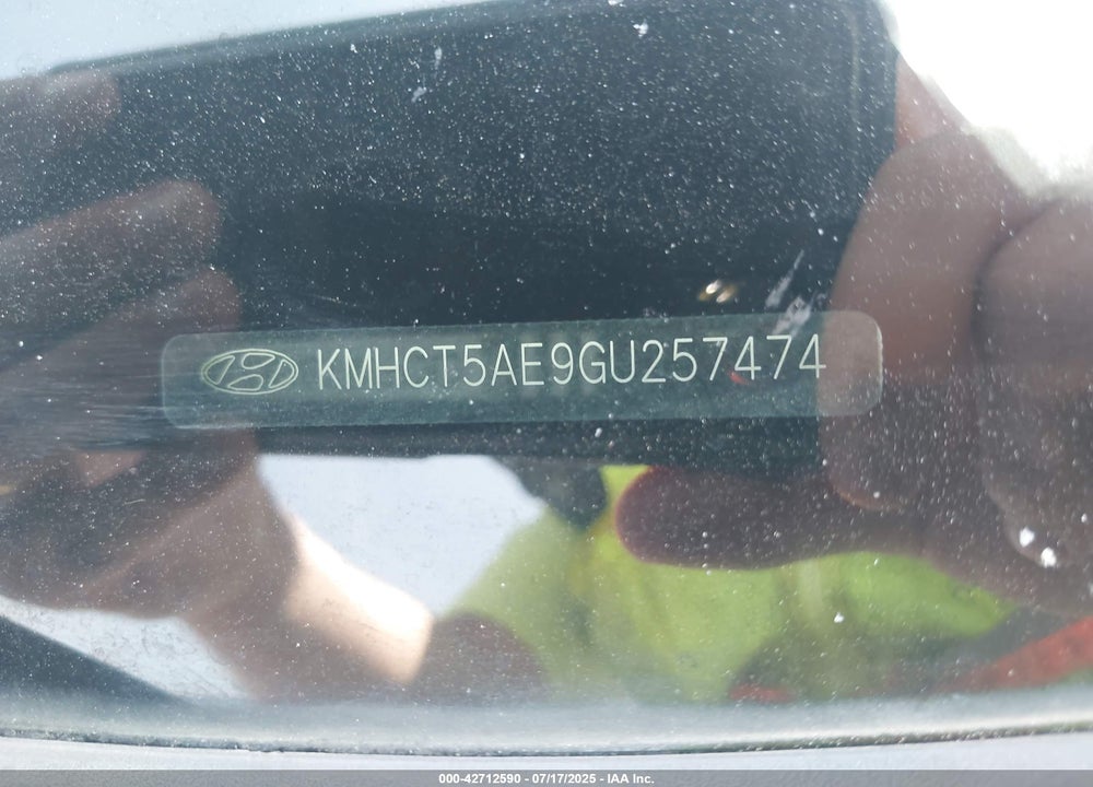 2016 HYUNDAI ACCENT SE VIN: KMHCT5AE9GU257474