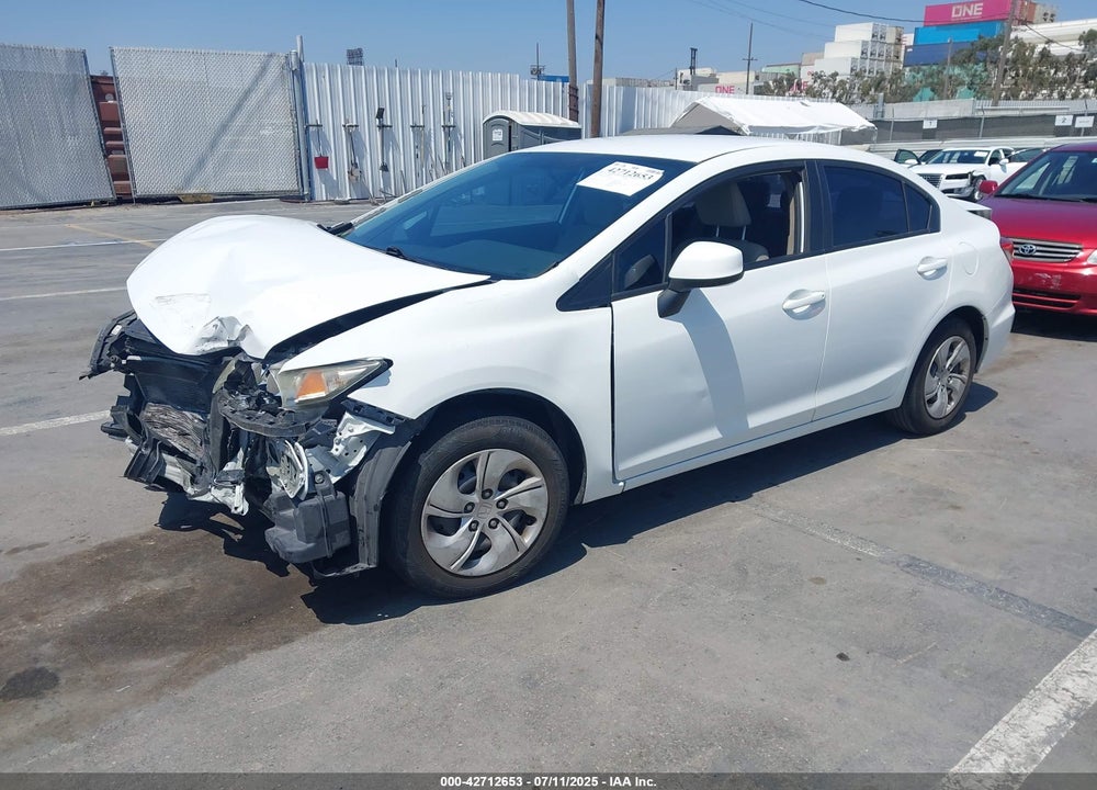 2013 HONDA CIVIC VIN: 19XFB2F58DE236234