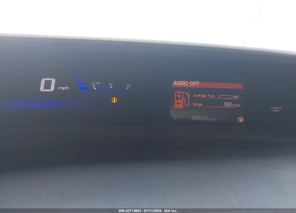 2013 HONDA CIVIC VIN: 19XFB2F58DE236234