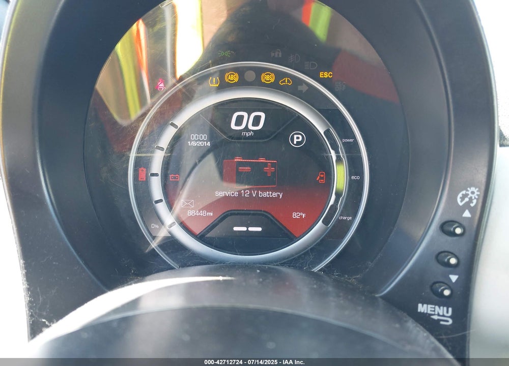 2014 FIAT 500E VIN: 3C3CFFGE3ET291138