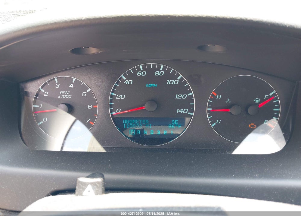 2011 CHEVROLET IMPALA VIN: 2G1WG5EK5B1254638
