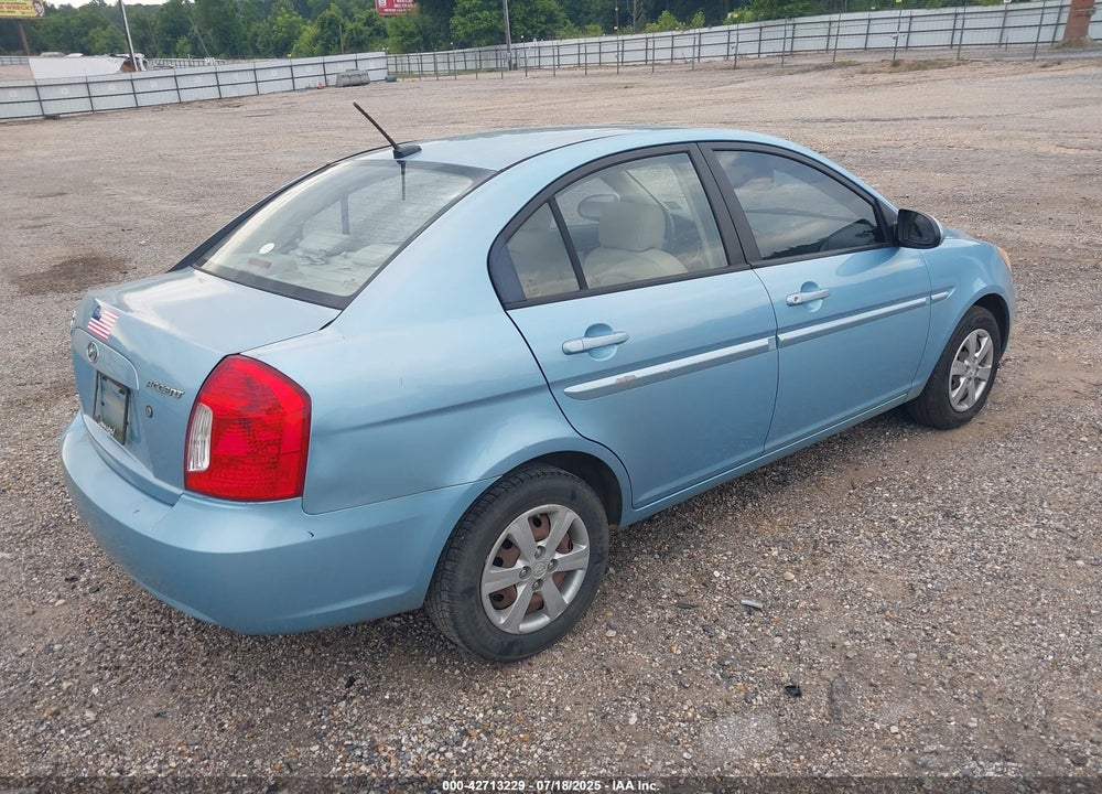 2008 HYUNDAI ACCENT GLS VIN: KMHCN46C68U277338