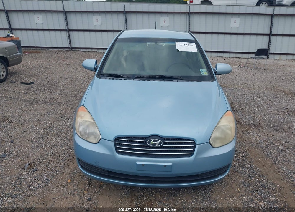 2008 HYUNDAI ACCENT GLS VIN: KMHCN46C68U277338