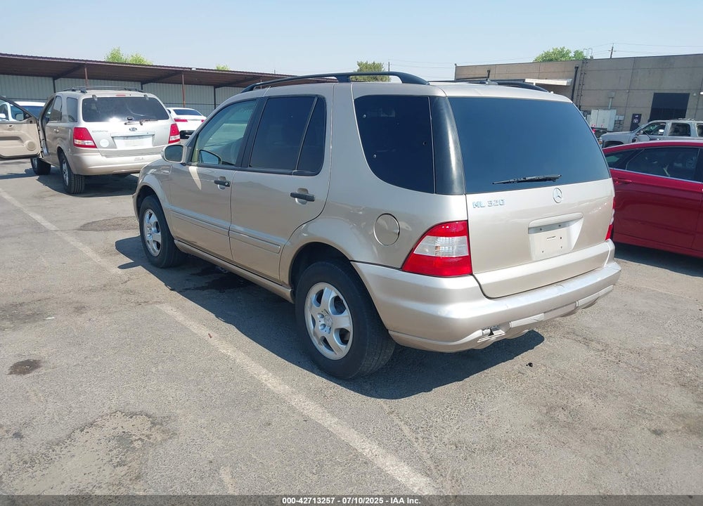 2002 MERCEDES-BENZ ML 320 VIN: 4JGAB54E72A318997