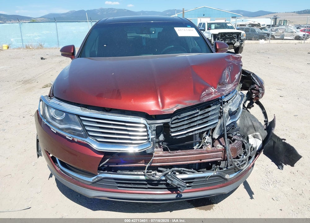 2016 LINCOLN MKX VIN: 2LMTJ8LP1GBL73381