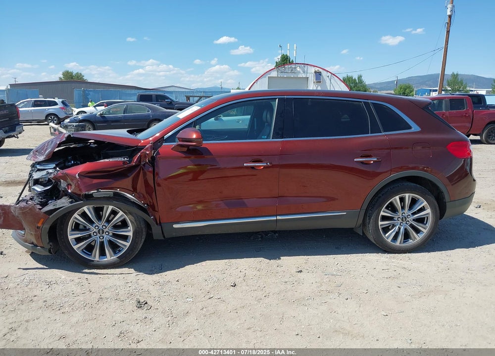 2016 LINCOLN MKX VIN: 2LMTJ8LP1GBL73381