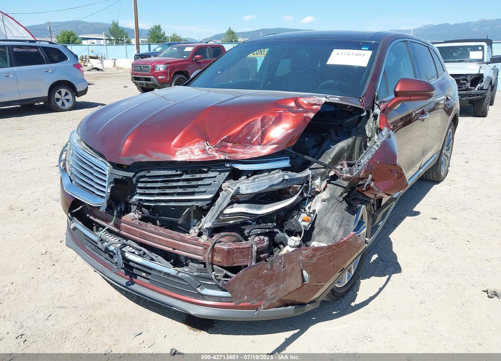2016 LINCOLN MKX VIN: 2LMTJ8LP1GBL73381