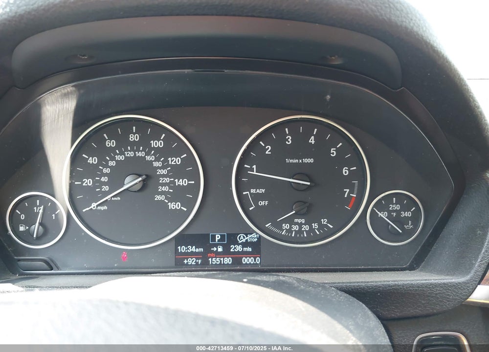 2013 BMW 328I VIN: WBA3B5C56DJ598796