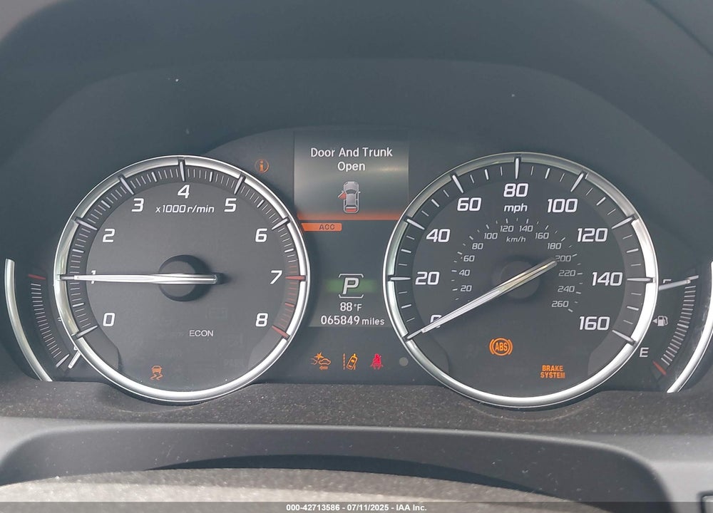 2018 ACURA TLX VIN: 19UUB2F54JA004429