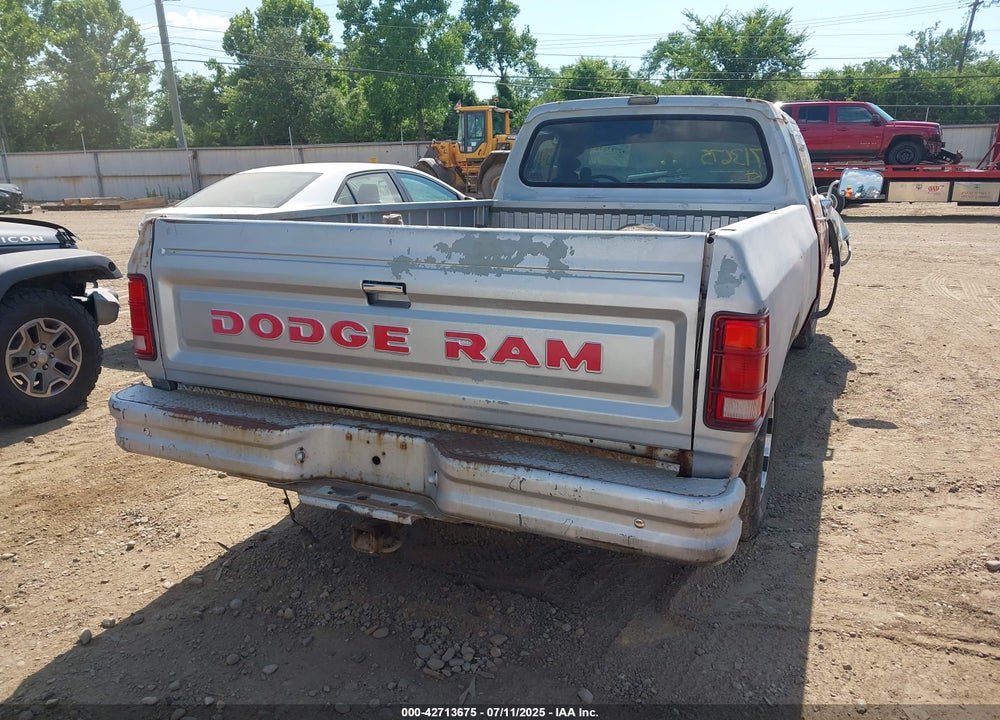 1991 DODGE D-SERIES D200/D250 VIN: 1B7KE26C4MS362723