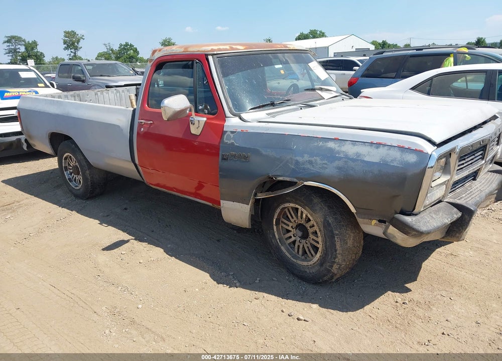 1991 DODGE D-SERIES D200/D250 VIN: 1B7KE26C4MS362723