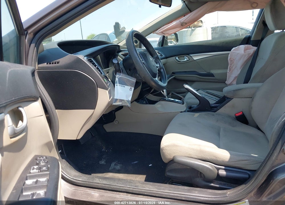 2013 HONDA CIVIC VIN: 19XFB2F81DE202999