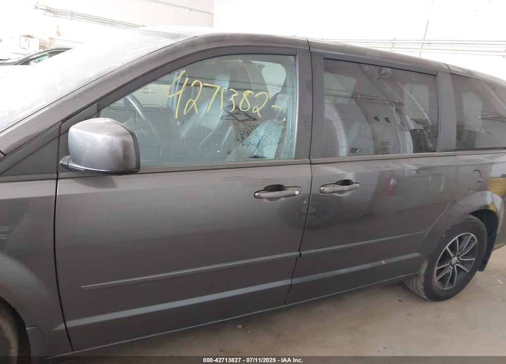 2016 DODGE GRAND CARAVAN VIN: 2C4RDGCGXGR378615